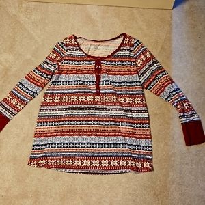 Christmas maternity PJs